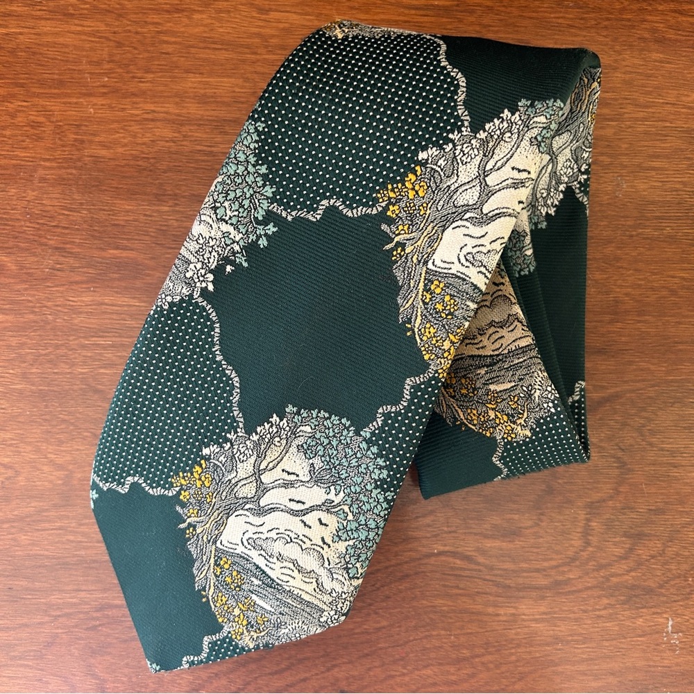 Vintage 70’s Story Cravats green tie